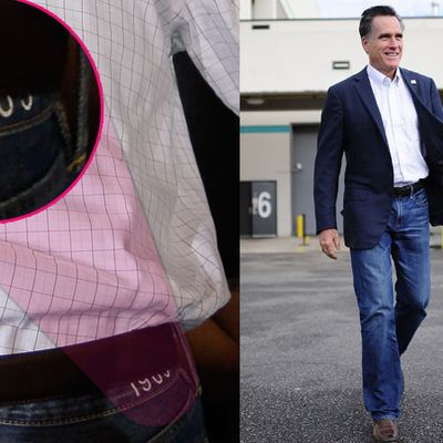 Mitt and his pants.