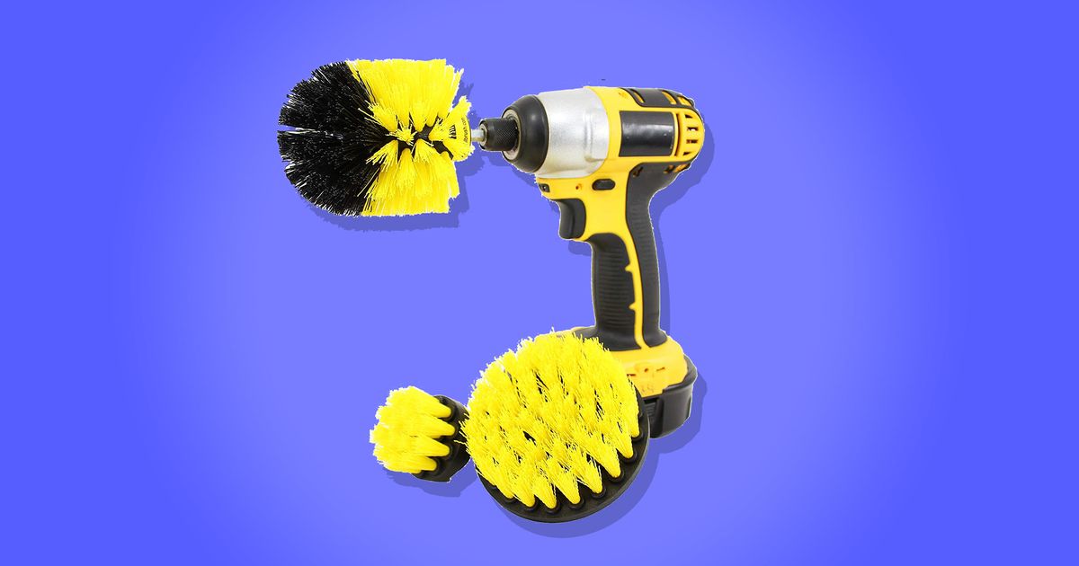 Blue Drill Brush Drill Brushes Attachment Kit Power Scrubber Cleaning Kit Drill Brushes for Cleaning Drill Wire Brush Wire Brush Drill bit Drill Brush Attachment kit 
