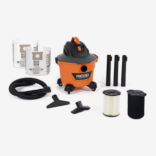 Ridgid 9 Gal.  Aspiradora para taller en seco/húmedo HP NXT de 4,25 picos con filtro estándar, filtro húmedo, bolsas para el polvo, manguera y accesorios