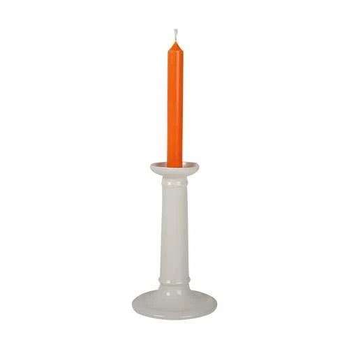 Pentreath & Hall Creamware Column Candlestick - Large