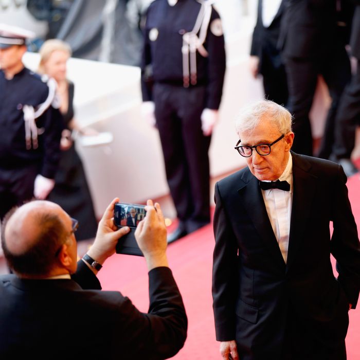 Woody Allen at Cannes.