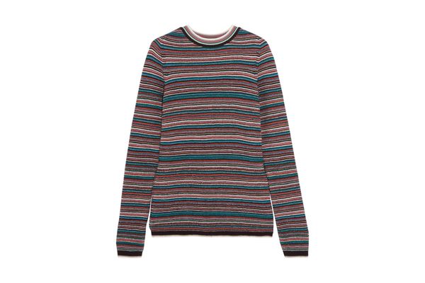 M.I.H JEANS Moonie striped merino wool sweater