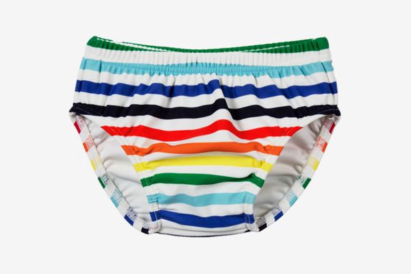 Primary Rainbow Stripe Swim Diaper
