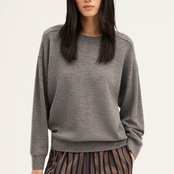 Madewell The Shae Crewneck Sweater in Merino Wool