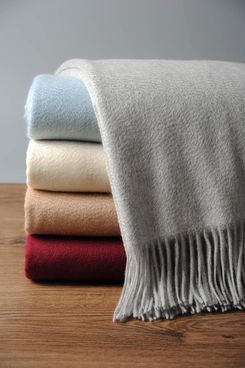 EP Mode 100% Pure Cashmere Throw Blanket