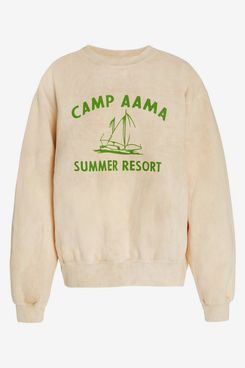 House of Aama Camp Aama Cotton-Blend Sweatshirt