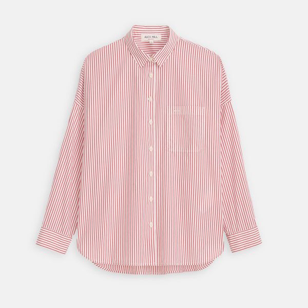 Alex Mill Jo Striped Shirt in Cotton Poplin