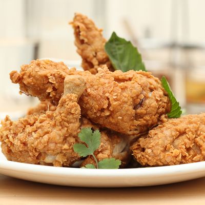 Kin's Shop's Thai fried chicken rivals Pok Pok's famous wings.