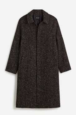 Madewell Raglan-Sleeve Topcoat in Italian Fabric