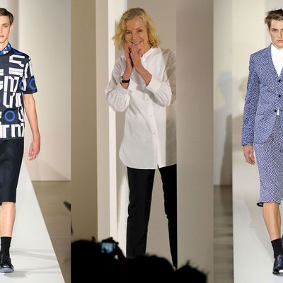 Jil Sander, plus looks from her spring 2013 menswear collection.