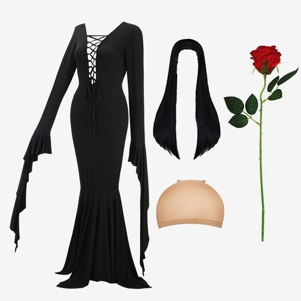 Morticia Costume Set