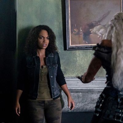 SLEEPY HOLLOW: (L-R) Nicole Beharie and guest star XXX in the 