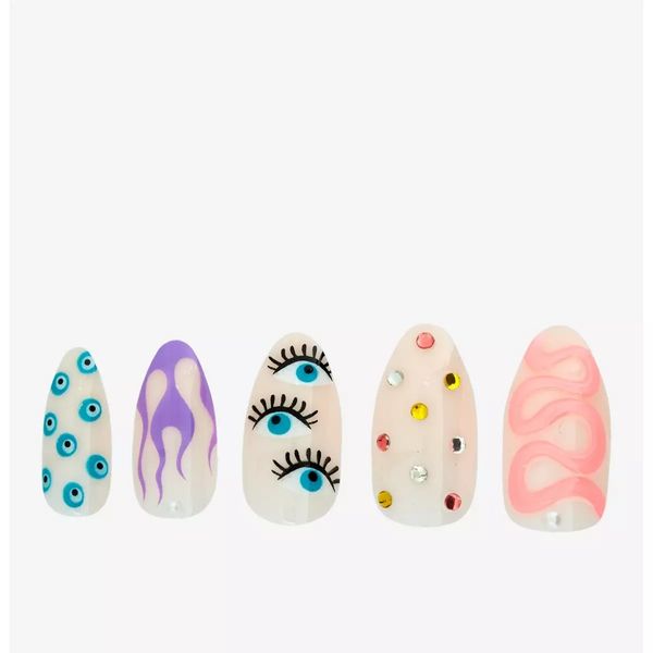 Blackheart Trippy Eye Press-On Nails