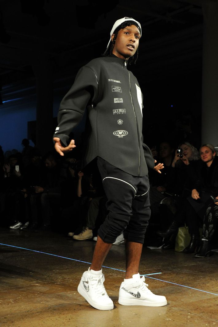 A$AP Rocky Had a Total Blast at Fashion Week