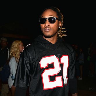 Rapper Future attends day 1 of the 2014 Coachella Valley Music & Arts Festival at the Empire Polo Club on April 11, 2014 in Indio, California. 