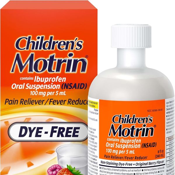 Motrin Children’s Dye-Free Berry Flavor Liquid Pain Reliever