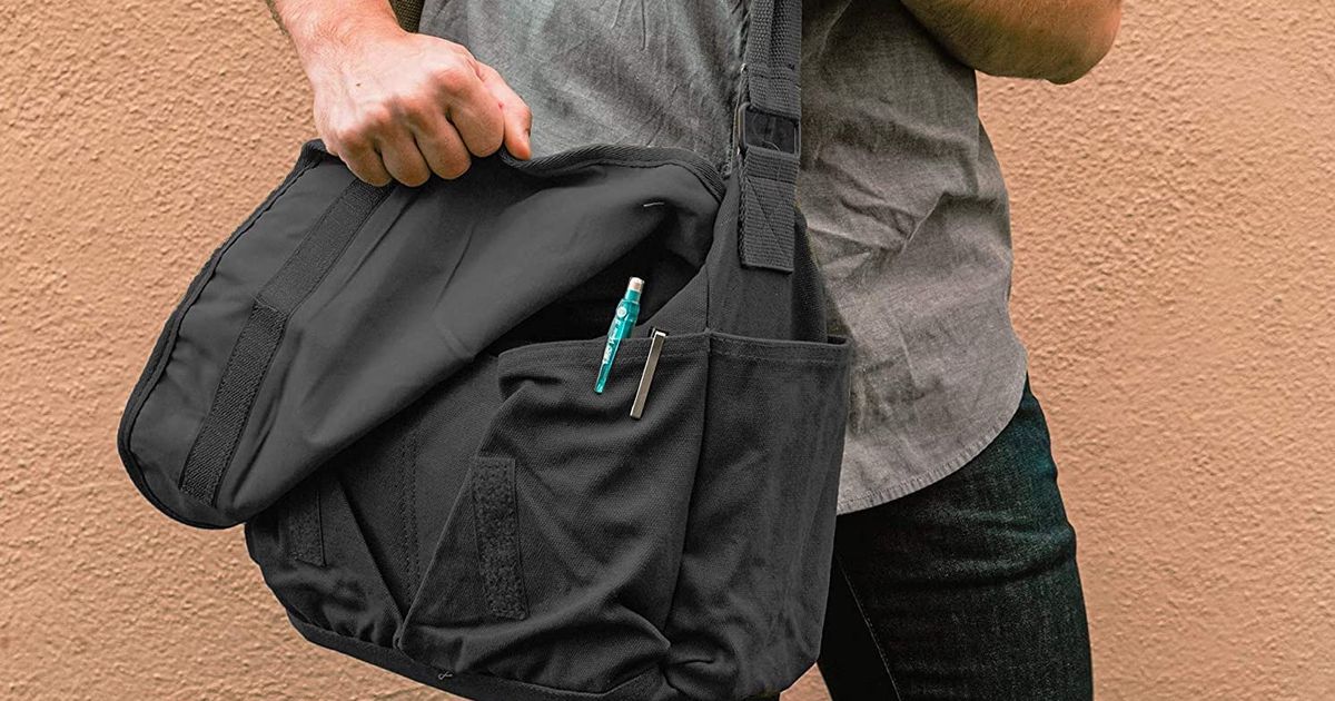 Sechunk Canvas backpack Messenger Bag Sling Bag Cross Body Bag Shoulder Bag For Men Women 