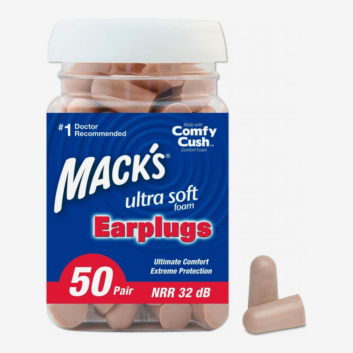 35dB Ear Plugs for Sleeping Noise Cancelling, 60Pair Ultra Soft Foam Earplugs