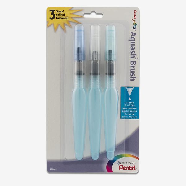 Pentel Aquash Water Brush Assorted Tips