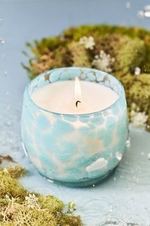 Anthropologie Icon Glass Candle - Spring Rain & Bright Bergamot