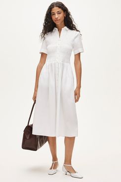 J.Crew Elsie Shirt-Dress in Cotton Poplin