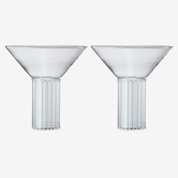 Khen Rialto Martini Cocktail Glasses, Set of 2