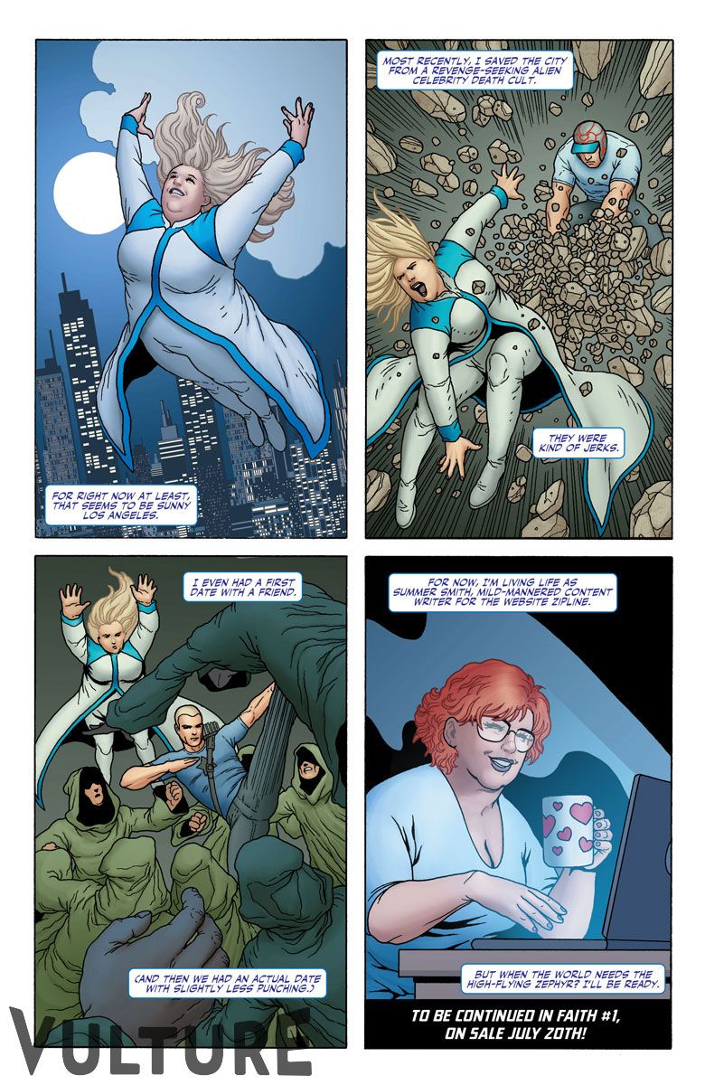 780px x 1200px - Valiant's Plus-Sized Superhero, Zephyr, Gets a New Origin Story from Comics  Star Colleen Doran, in Faith
