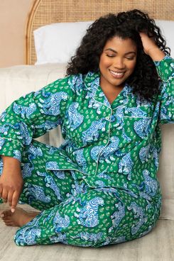 Printfresh Long PJ Set - Tiger Queen