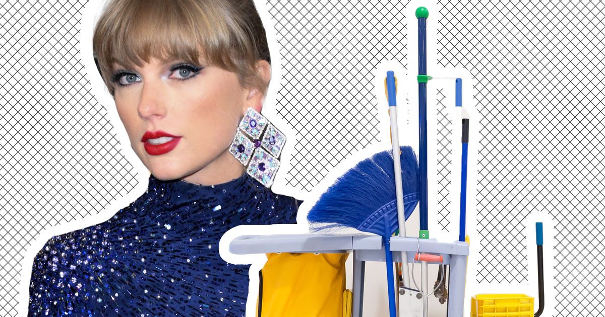 Taylor Swift Gets Into the Eras Shows Via Janitor Cart