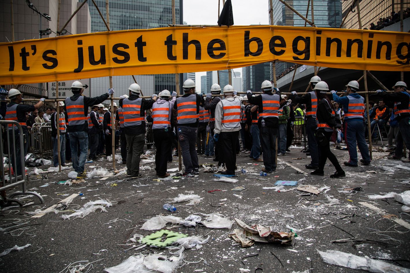 10 Images From the End of Hong Kong’s Protest Movement