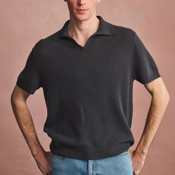 Naadam Lightweight Cashmere Short Sleeve Polo