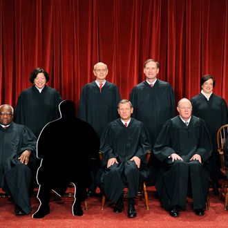 The Justices of the US Supreme Court sit