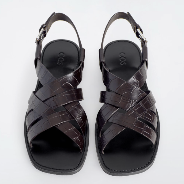 Cos Woven Leather Sandals