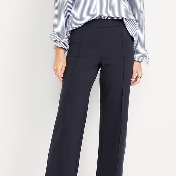 Old Navy Extra High-Waisted Stevie Straight Pants