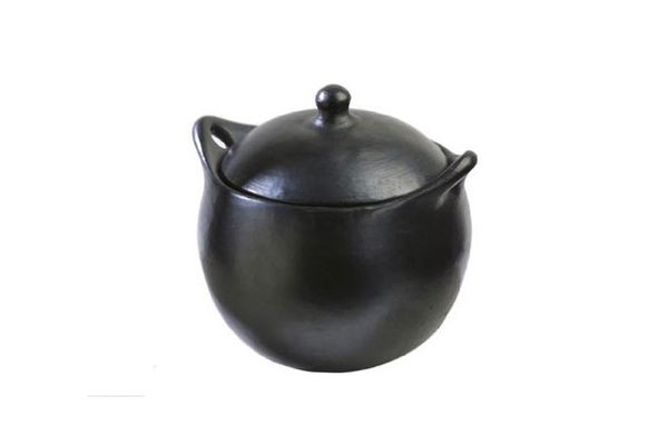 La Chamba Black Clay Soup Pot