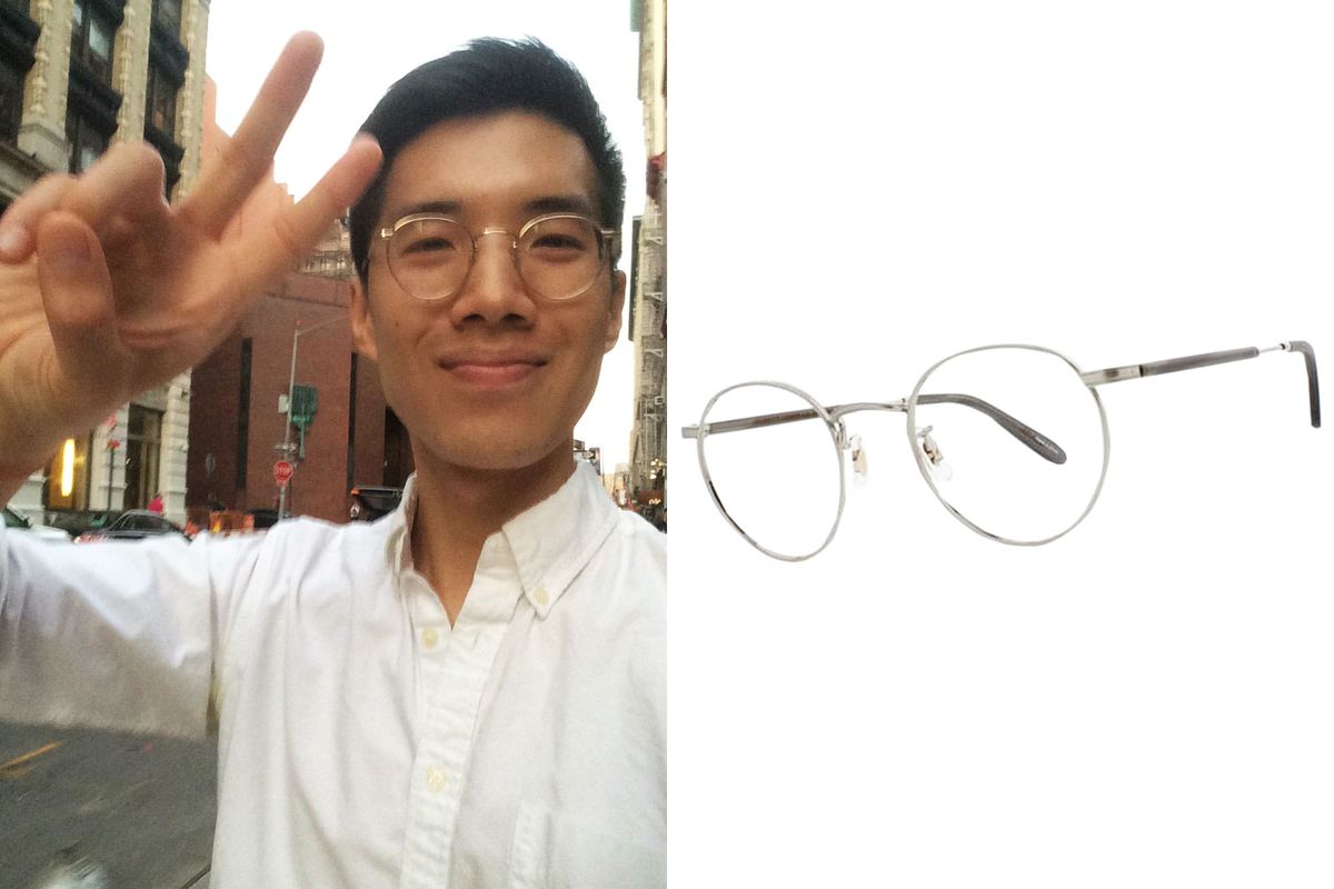 mens round wire frame glasses