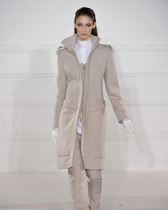 A look from Aquascutum's fall 2012 collection.
