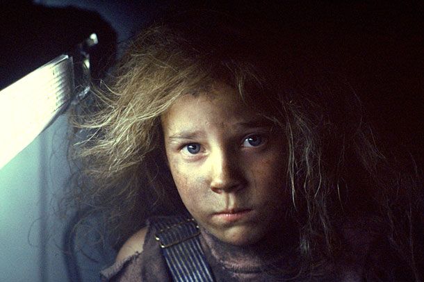 13. Carrie Henn had never acted before scoring the role of Newt, the last surviving colonist of LV-426, in James Cameron's sequel. And she has never acted since. At last notice, she was a schoolteacher in California.
&nbsp;
14. One of our favorite lines in the movie is one that has always annoyed Henn. "It's the only line that anyone I ever run into remembers," she says in one Aliens documentary. "And anyone who ever wants to irriate me — my friends — they just say this. They say it for everything. The line was, 'They mostly come out at night. Mostly.' And my friends will say, 'Oh, we mostly go to the movies at night. Mostly' They just come up with whatever they can possibly come up with."