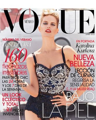 Karolina Kurkova for <em>Vogue</em> Mexico.