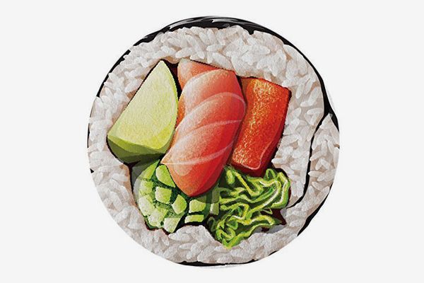 Round Towel Co. Sushi Roll Round Beach Towel 100% Cotton Roundie Cali Sushi Roll