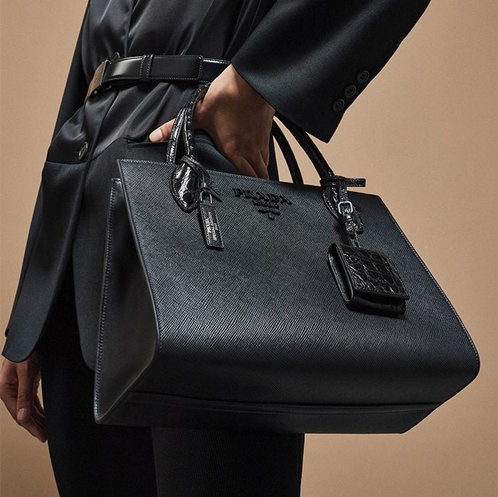 See Prada’s All-Black Handbag Capsule Collection