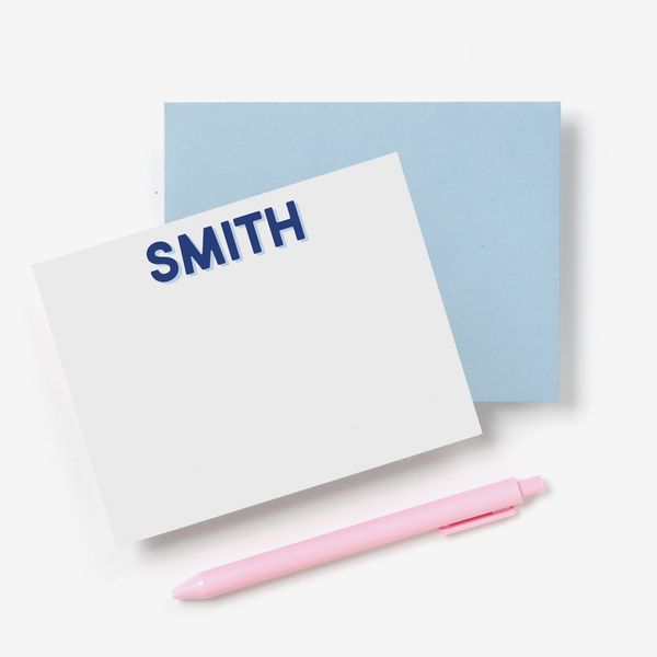 Joy Creative Shop Modern Classics Personalized Stationery