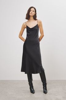 Nili Lotan Enora Silk Short Dress