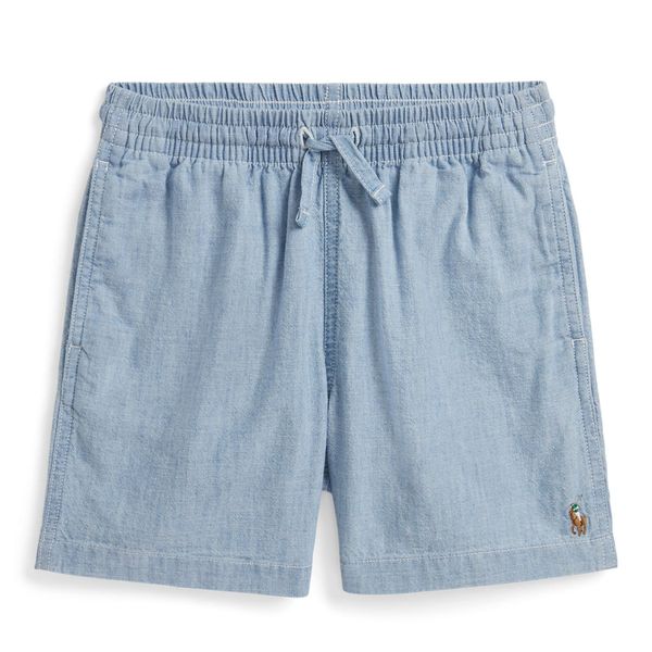 Polo Ralph Lauren Kids' Big Fit Cotton Chambray Oversize Shorts