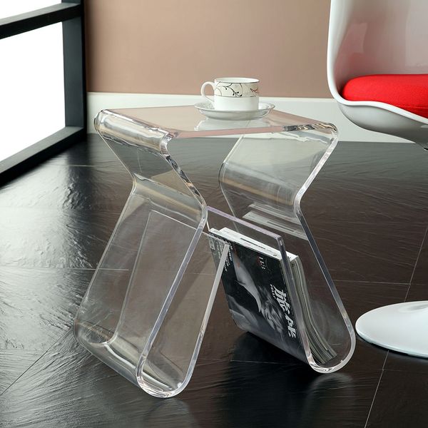 Designstyles Acrylic Folding Tray Table