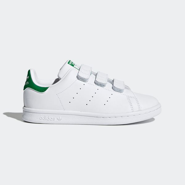 adidas kids white sneakers