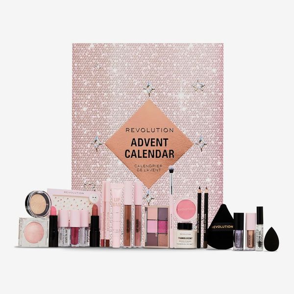 Revolution Beauty 24-Piece Holiday Beauty Advent Calendar