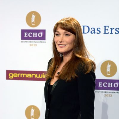 Carla Bruni.