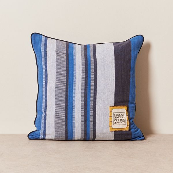 Goodee EFI Pillow - Blue Stripe Solid