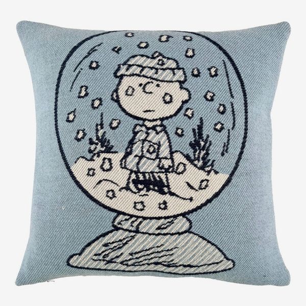 Faribault Mill Peanuts Winter Wonderland Pillow Case